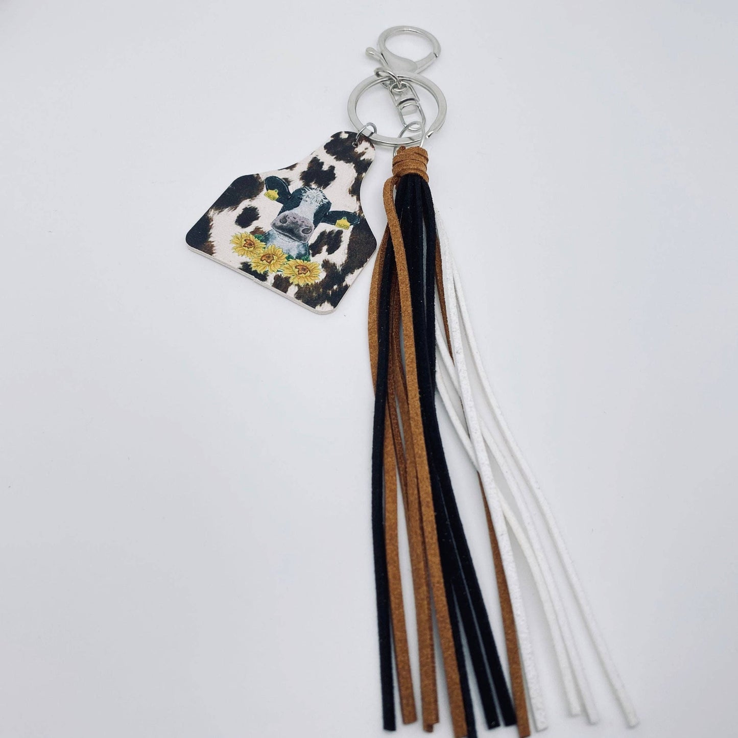 WJ - Multi style of Western Leather Pendant Keychains: 4