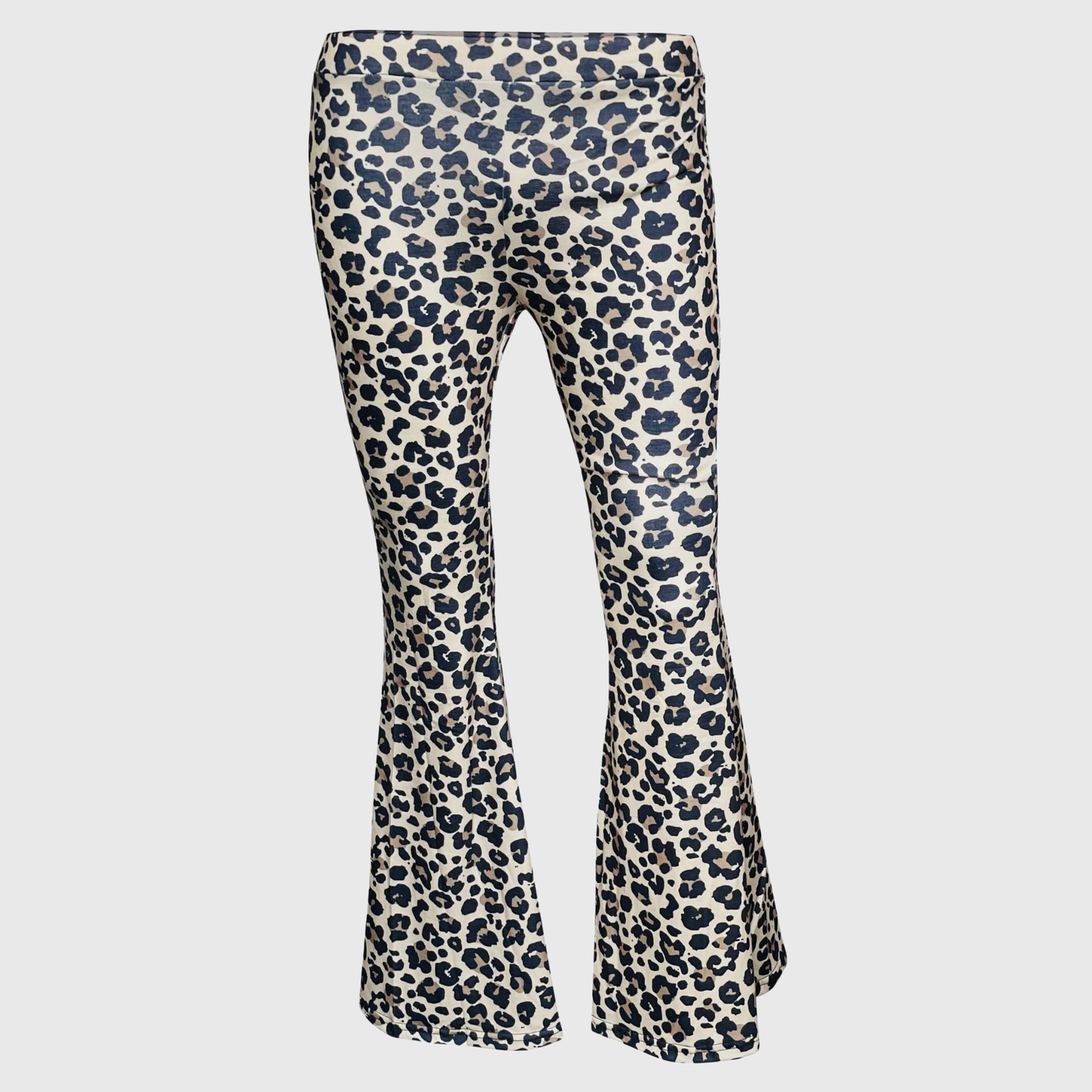 Cheetah Leopard Bell Bottom Pants