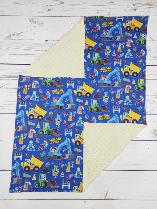 Baby Engineering Vehicles Blanket